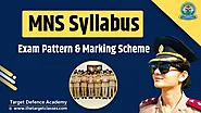 MNS Syllabus 2025: Exam Pattern & Marking Scheme | English and Science - Target Defence Academy