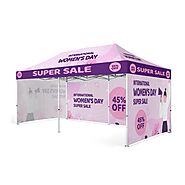 Get Maximum Coverage for Your Brand with Custom Canopy Tent 10x20