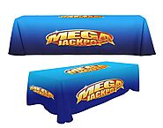 Stand Out at Trade Shows with Custom Table Covers!