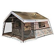 Igloo Log Cabin Lodge Tent and Screen Porch