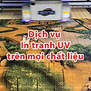 In tranh UV là gì? Tại sao nên in tranh UV tại PodDecor