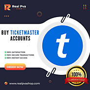 Buy Ticketmaster Accounts - 100% Safe & Active Accounts...