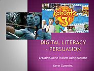 Digital literacy – persuasive movie trailers.