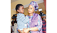Ogun State First Lady adopts 9-year-old boy chained by father - Davina Diaries