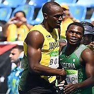 “I never esperrerit” Nigerian Olympic Runner Finishes Second, behind Usain Bolt, in 200 Meter Run - Davina Diaries
