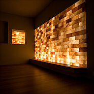 Build Salt Bricks Wall for your healthier Home Atmosphere