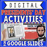 PRESIDENTS' DAY DIGITAL ACTIVITIES IN GOOGLE SLIDES™ by The Techie Teacher