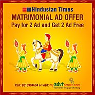 Matrimonial Newspaper Advertisement