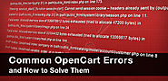 Common OpenCart Errors and How to Solve Them