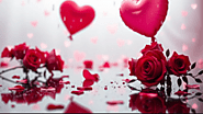 Valentine’s Day 4K Wallpaper – Soft Pink & Heart Balloons