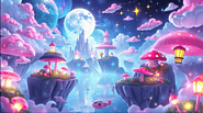 Floating Islands in a Pink Wonderland – 4K Desktop Wallpaper