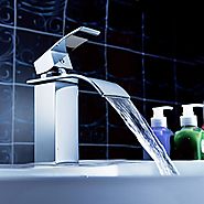 Waterfall Bathroom Faucet - Chrome Finish