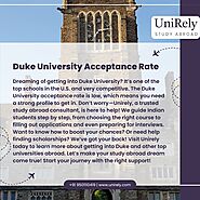 Duke University Acceptance Rate