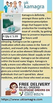 Kamagra de-stresses the bloodstream along with improves blood flow from male organ