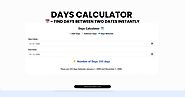 Days Calculator 📅 – Find Days Between Two Dates Instantly