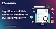 Significance of Web Research Services for Business Prosperity