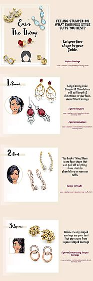 Earrings suggestion based on your face shape