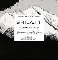 Sundried Himalayan Shilajit | Sulaiman Aftabi | Since 1970