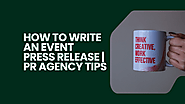 How to Write an Event Press Release