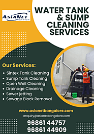 Tank & sump cleaning