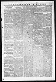 The Tri-Weekly Telegraph (Houston, Tex.), Vol. 28, No. 143, Ed. 1 Friday, February 13, 1863 - Page 1 of 2 - The Porta...