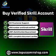 Buy Verified Skrill Account-100% Safe & Reliable With DM