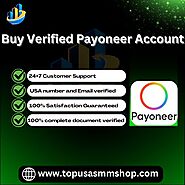 Buy Verified Payoneer Account - Topusasmmshop