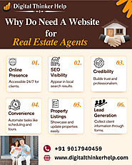 Why Do Need A Website for Real Estate Agents & Agency? Top Reasons