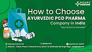 How to Choose the Best Ayurvedic PCD Pharma Franchise Company in India | Psychocare