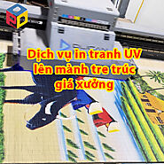 Dịch vụ in tranh UV lên mành tre trúc tại Hà Nội giá xưởng