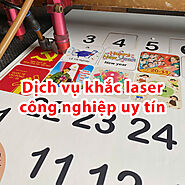 Dịch vụ khắc laser công nghiệp của PoDecor Việt Nam