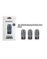 Smok Solus Meshed 0.9ohm Pod (3-Pack) – Smooth, Flavorful, and Reliable