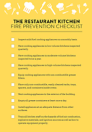 Restaurant Kitchen Fire Prevention Checklist- Strike First