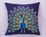 Fablegent Elegant Decorative Throw Pillow / Cushion Cover - Peacock Design - FS29