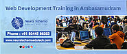 Code, Design & Deploy: The Complete Web Development Training in Ambasamudram
