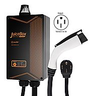 JuiceBox Pro 40A WiFi-equipped Electric Vehicle Charging Station (EVSE) with 24-foot cable and NEMA 14-50 plug