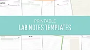 Printable Lab Notes Templates