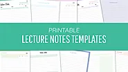 Lecture Notes & Lined Paper