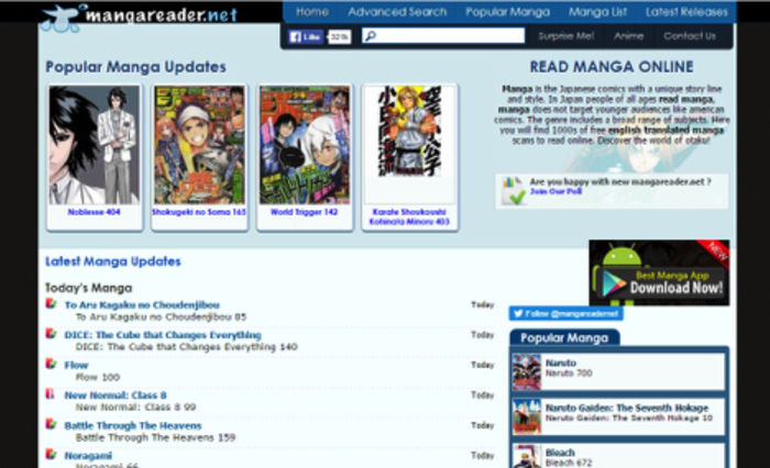 Top 10 Best Manga Websites to Read manga Online Free | A Listly List