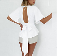 Show Your Interest In Sexy Looking Backless Ladies Tunic Tops!