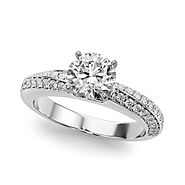 Pave Engagement Rings - My Bridal Ring