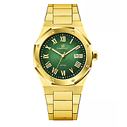 D'SIGNER Green Dial with Roman Number Astrological Watch for Men – Sai Creations Watches