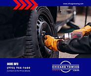Flat Tire Get Back on the Road With Our Tire Change Service – Chicago Towing