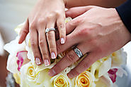 Bride and Groom Hands Photo