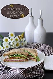 Sandwich Recipes: Easy Italian Herb Sandwich