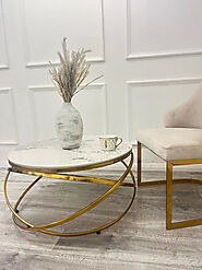 Best Modern Marble Glass Coffee Table in UK – GalaxiMart