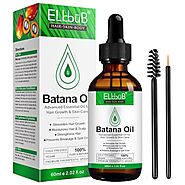 ELBBUB Dr. Sebi Raw Batana Oil - 100% Organic Hair Growth Oil for Men & Women, Sourced from Honduras, Pure & Unrefine...