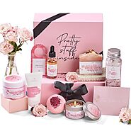 Peacoeye Spa Gifts for Women Mothers Day Gifts Bath Gift Baskets Relaxing Spa Self Care Gift for Mom Her Sister Wife ...