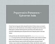 Pepperoni to Puttanesca – Epicurean Italia