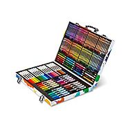 Crayola; Inspiration Art Case; Art Tools; 140 Pieces; Crayons; Colored Pencils; Washable Markers; Paper; Portable Sto...